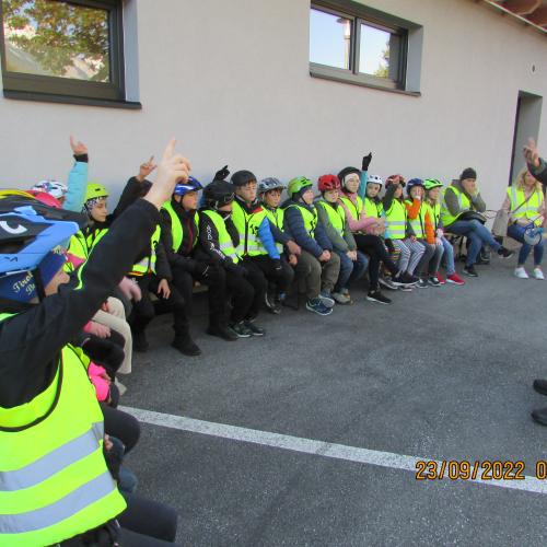 Erste Radfahrübung