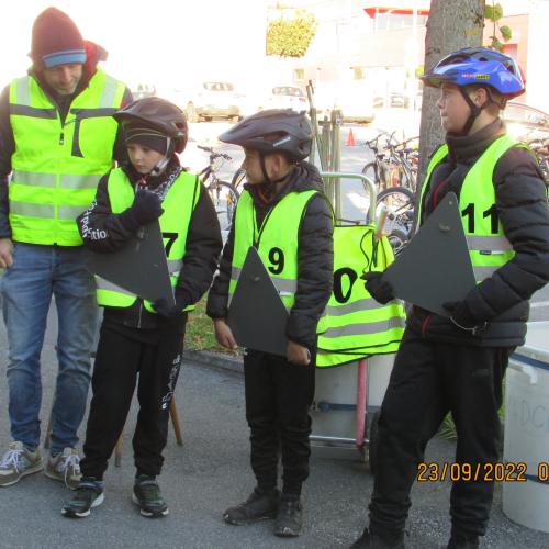 Erste Radfahrübung