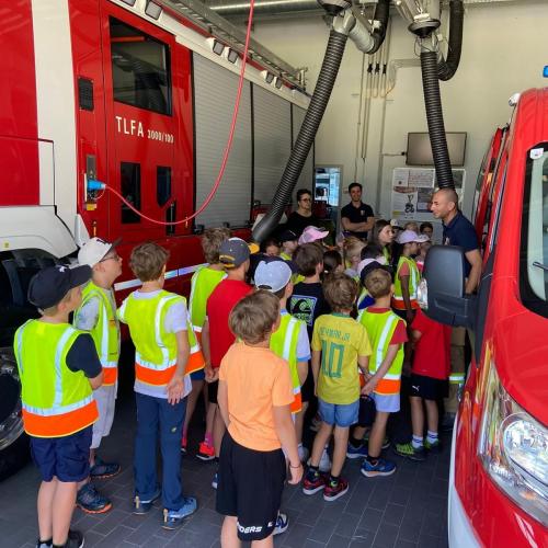 Besuch bei der Feuerwehr