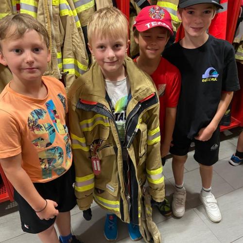 Besuch bei der Feuerwehr