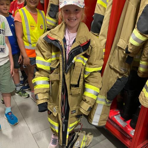 Besuch bei der Feuerwehr