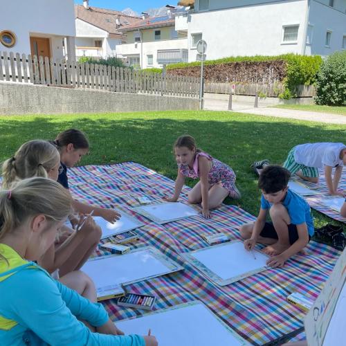 Zeichnen im Freien