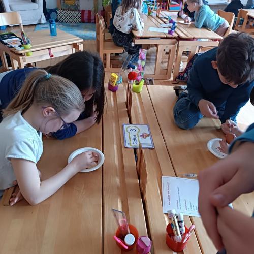 Experiment mit Eiern