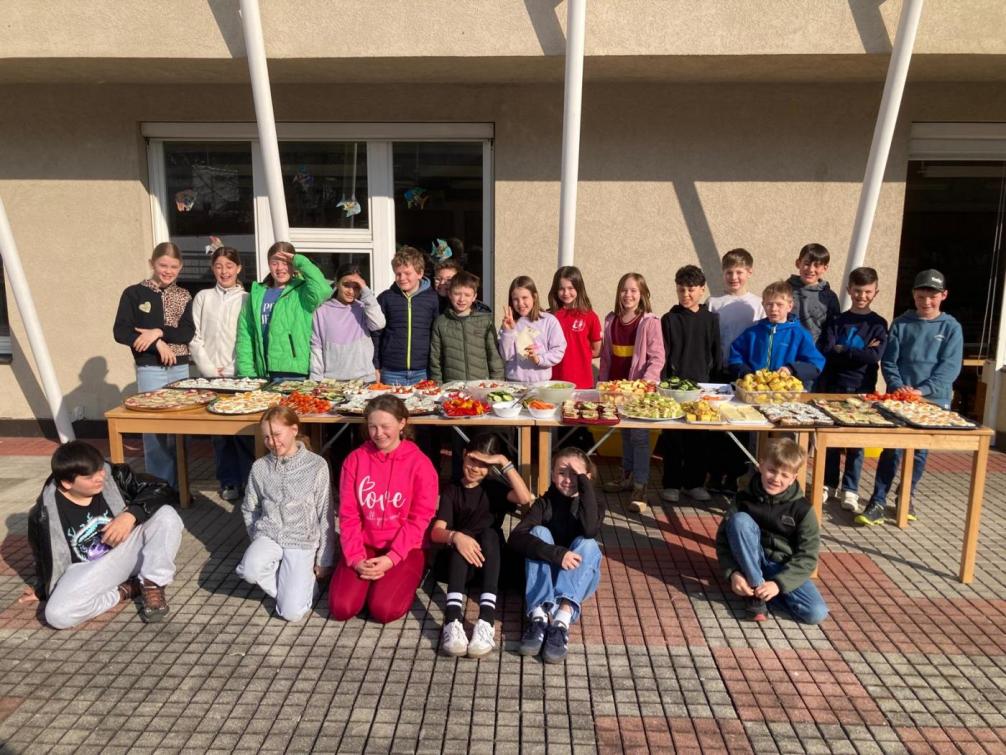 Gesunde Jause der 4a-Klasse