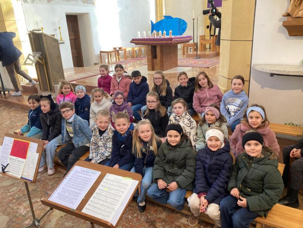 Proben für die Erstkommunion