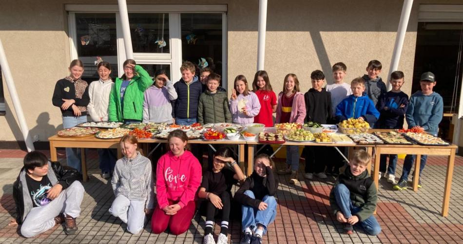 Gesunde Jause der 4a-Klasse